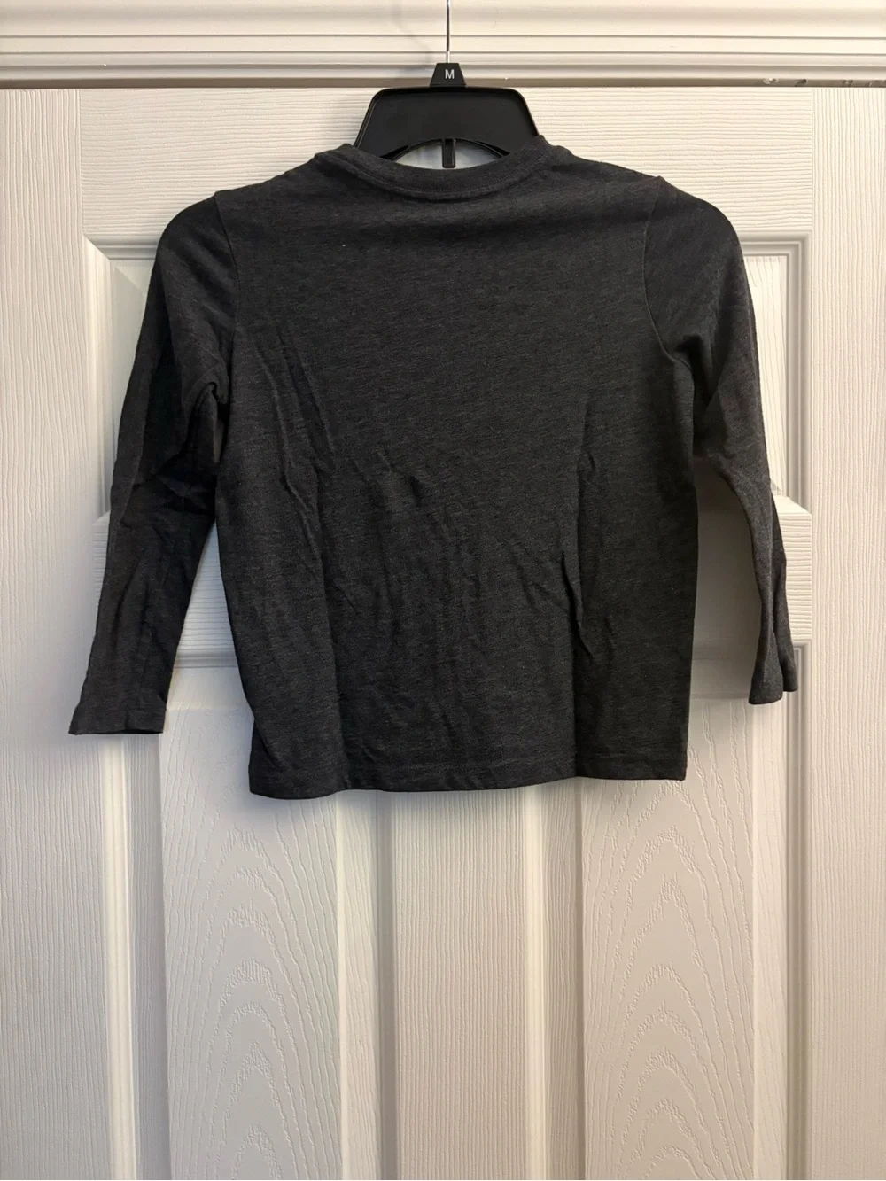 Old Navy Charcoal Long Sleeve Tee with Colorful Mountain 'STAY' Graphic